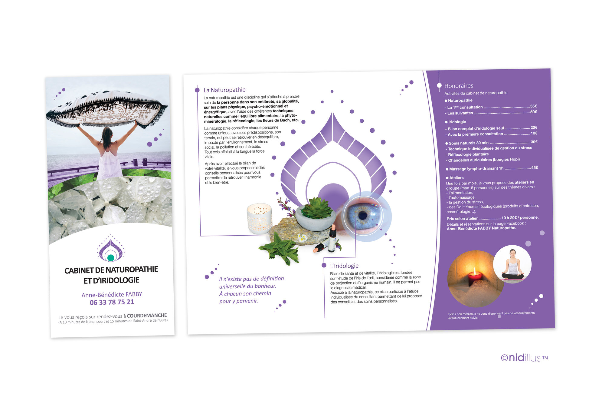 graphiste freelance clisson nantes depliant